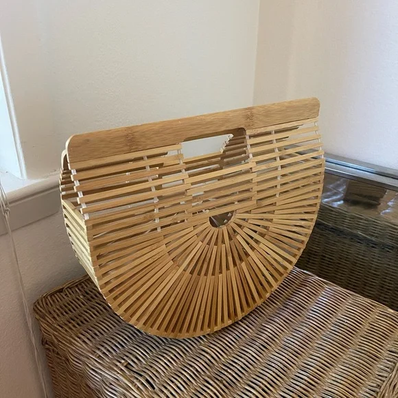 Cult Gaia Gaias Bamboo Ark Small Top Handle Bag - Picture 1 of 3